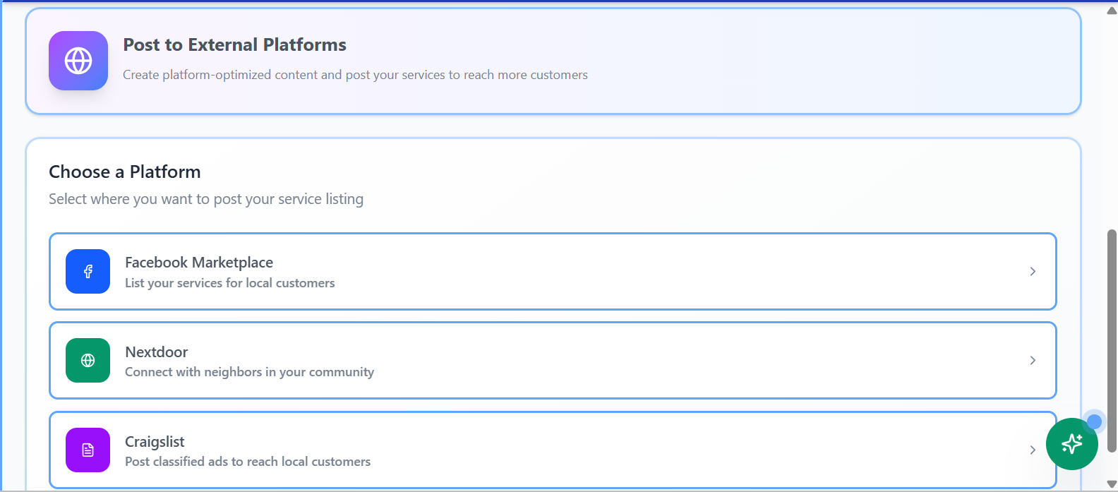 ProWorx marketing and external posting tools